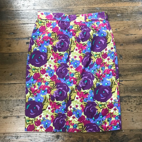 Floral pencil skirt - Picture 4 of 4